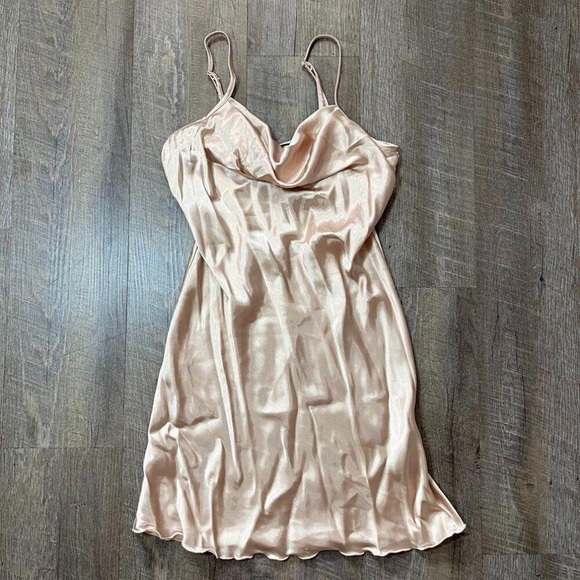 Women's Gold and Cream Dress - Picture 1 of 3